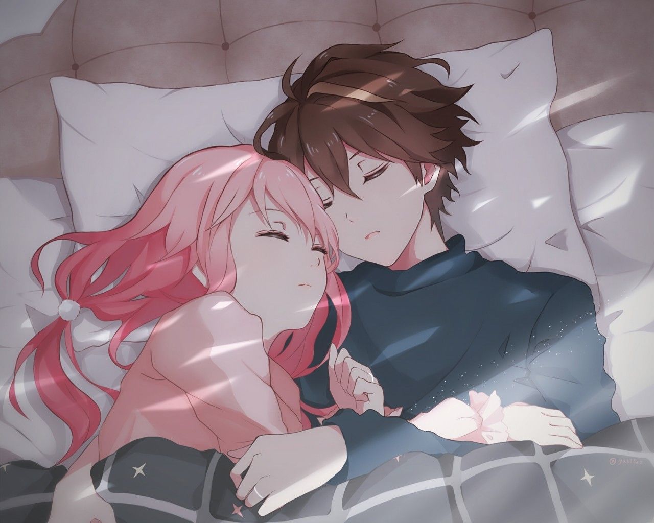 Hình ảnh ôm ngủ dễ thương
