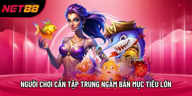 Người chơi cần tập trung ngắm bắn mục tiêu lớn Người chơi cần tập trung ngắm bắn mục tiêu lớn